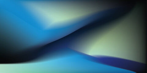 Blue and green gradient mesh background template copy space. Fluid colour gradation backdrop design. Suitable for poster, landing page, banner, leaflet, pamphlet, brochure, flyer, card, or art cover