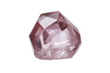 Rose de France amethyst gemstone, mineral specimen