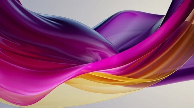 Soft Silk Abstract Loop Motion Background Video