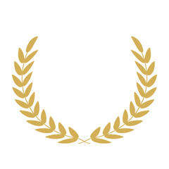 Premium quality laurel wreath award stamp 
