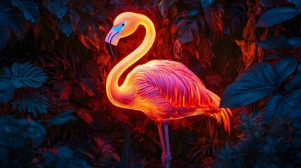 pink flamingo in waterElegant Pink Flamingo Standing in Clear Water with Soft Reflections &ndash; Beautiful Tropical Wildlife Bird in Natural Lagoon Wetland, Perfect for Nature, Travel, Wildlife Photography