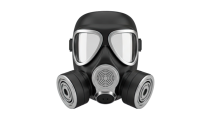 Gas Mask Isolated on White Background