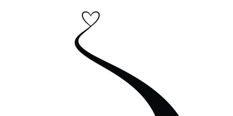 Balanced Tension in abstract black background