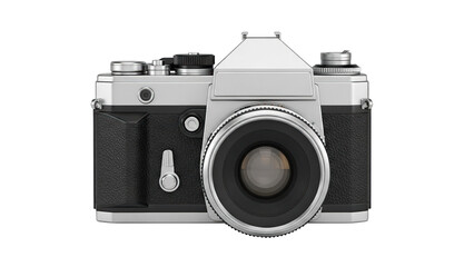 Fototapeta premium Nostalgic Vintage Film Camera for Creative Photography Isolated on Transparent Background