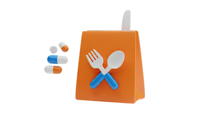 Medication and Food Delivery Bag Icon