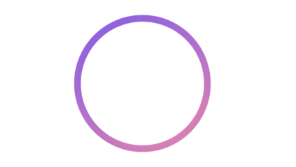 Gradient Ring Circle  – Modern Abstract Logo Design Element png

