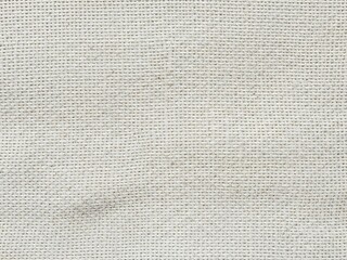 Natural Beige Linen Fabric Texture Background for Textile Design and Copy Space