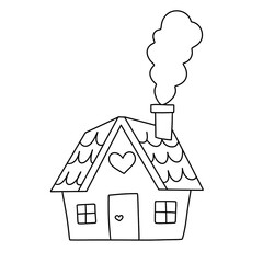 Valentine Line Art Clipart Bundle,  Cute Valentin Stamps PNG JPEG