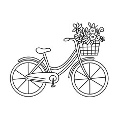 Valentine Line Art Clipart Bundle,  Cute Valentin Stamps PNG JPEG