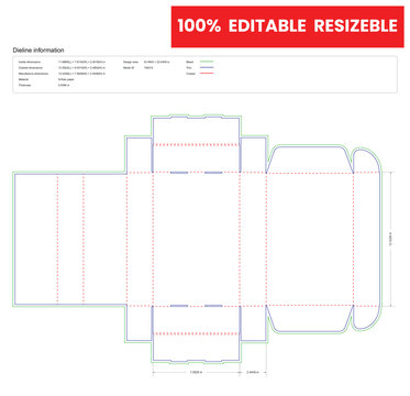 flip top boxes mailer dieline template box dieline die lines packaging custom dieline  box cardboard box dieline pizza box dieline printable product packaging layout,