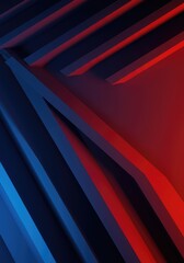 Obraz premium Abstract geometric background showing repeating lines and shadows creating a dynamic sense of depth and spatial flow ,design ,graphic ,visualization
