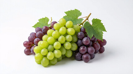 Fototapeta premium Fresh red and green grapes, perfect for healthy eating and natural fruit concepts