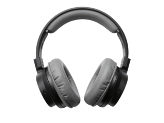 Two headphones resting on top of each other