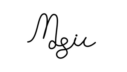 hand  Inscription, magic, black isolated silhouette