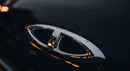 Luxury Yacht Floating on Calm Dark Waters.