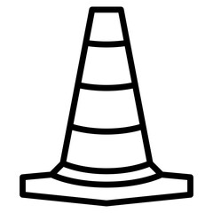 Traffic Cone  Icon Element For Design