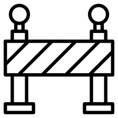 Barrier  Icon Element For Design