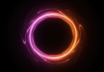 Abstract dark cosmic background showing massive gravitational forces distorting light and space, creating a dynamic ripple effect ,rendering ,distortion ,spacetime