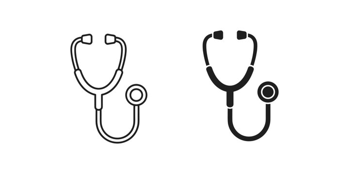 Medical Stethoscope Vector Illustration