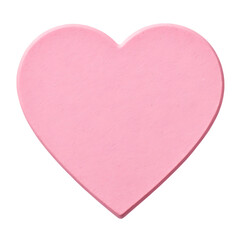 Obraz premium A light pink heart-shaped object isolated on a clean black background