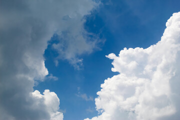 view of the dark blue sky