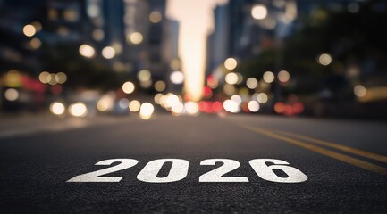 Abstract urban scene with 