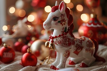 Spring Festival, festive decoration, Chinese celebration background with classical patterns and warm lighting, suitable for posters, banners, invitations, and commercial promotional materials.