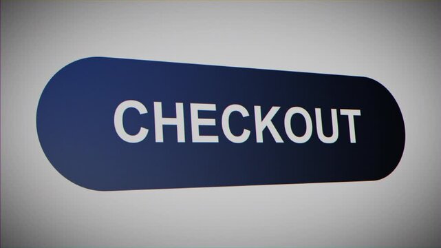 Checkout button screen closeup