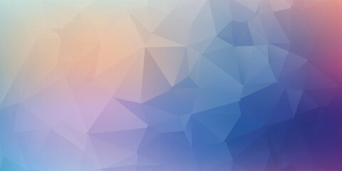 Obraz premium Abstract Geometric Gradient Background With Soft Triangles And Vibrant Colors For Modern Design Digital Artwork eps10