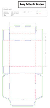 flip top box with pizza dieline template box dieline die lines packaging custom dieline  box cardboard box dieline pizza box dieline printable product packaging layout,