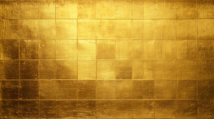 Fototapeta premium 高級感のある金箔の和紙テクスチャ背景