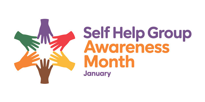 Self Help Group Awareness Month January Symbolic Hands