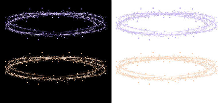 golden and blue PNG vortex sparkle spiral twist in glowing ring with motion particles and circular swirl effect overlay