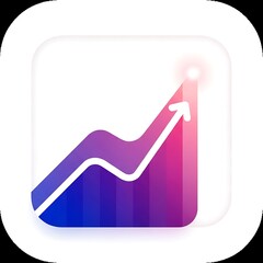 Financial Business Growth Graph and Success Arrow Concept Icon