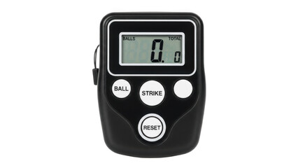 Compact Digital Umpire Counter with Large LCD Screen and Ball, Strike, Reset Buttons, Ideal for Baseball, Softball, Cricket Scoring, Coaching, Training Sessions and Practice Games

