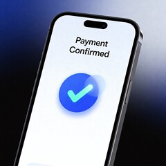 Digital Wallet Payment Confirmation Showing Secure and Instant Mobile Transaction Completion