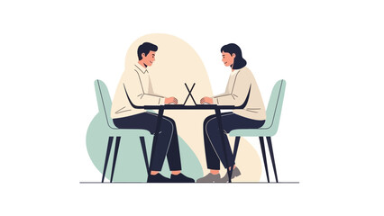 professional women collaborating on laptops during a business meeting in a modern office setting