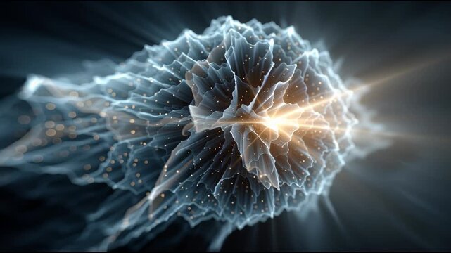 Glowing Energy Orb with Plasma Tendrils.