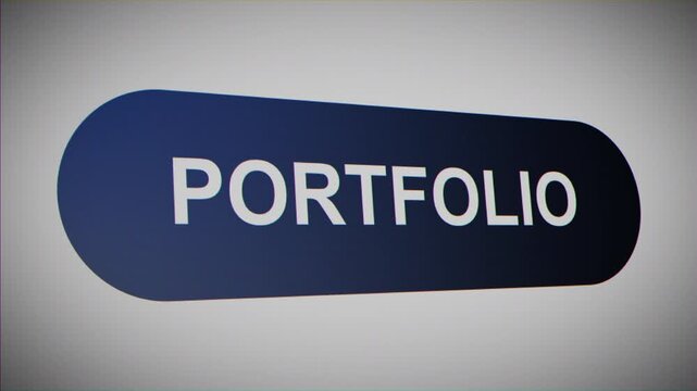 Portfolio button screen closeup