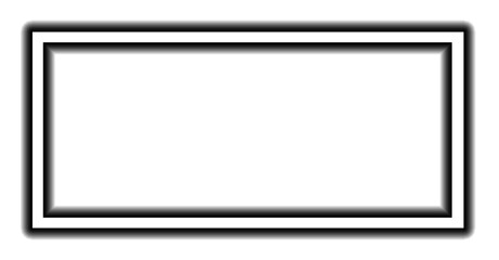 Black frame blur double rectangle simple plain dark monochrome border isolated geometric shape png