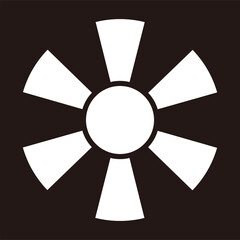 日本の伝統的家紋「日紋」のデータ画像