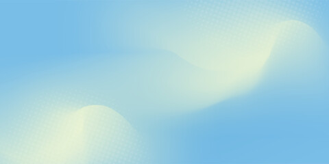 Beautiful Flowing Summer Color Abstract Background. Sky blue and cream gradient mesh background. Refreshing abstraction artwork. Vector