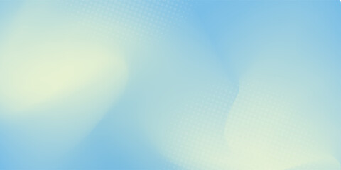 Beautiful Flowing Summer Color Abstract Background. Sky blue and cream gradient mesh background. Refreshing abstraction artwork. Vector
