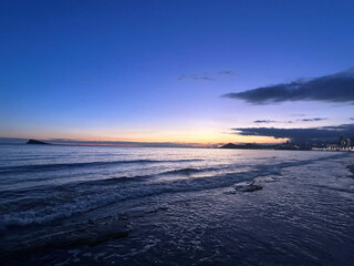 Obraz premium Sunset on the Beach