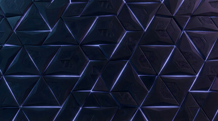 Abstract geometric pattern in dark blue