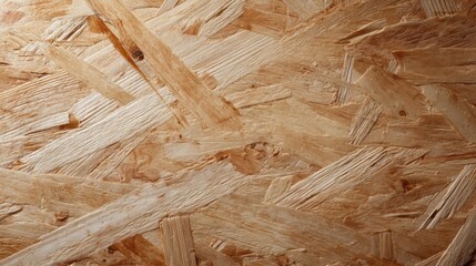 OSB Holzplatten Oberflache, detaillierte Holz Textur, naturlicher Bauholz Hintergrund, gleichmabiges Muster