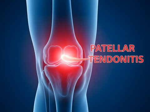 Knee pain due to patellar tendonitis
