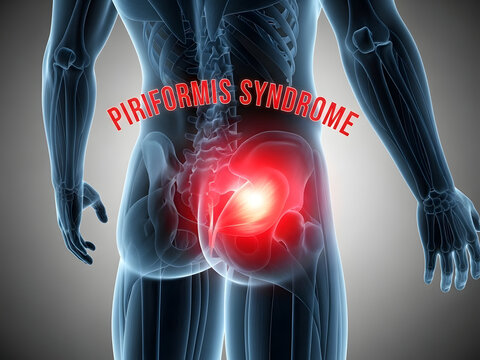 Piriformis syndrome causing hip pain and discomfort