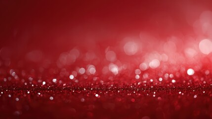 abstract red sparkling bokeh, glitter lights background, festive and celebratory mood