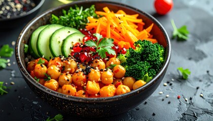 Healthy Buddha Bowl.